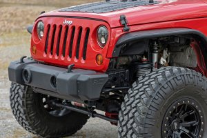 Jeep Wrangler Front Bumper Caps - Rough Country - '07-'10